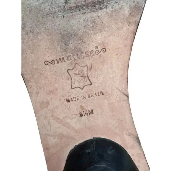 Matisse Women's Brown Leather Jali Pattern Casual Slippers Sandal Size 6.5M - Picture 3 of 5